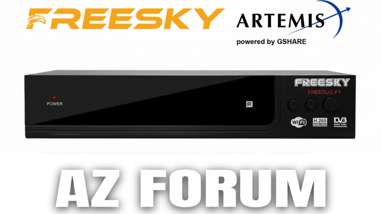 Freesky FreeDuo F1 Atualização (Artemis) V307 – 08/09/2026