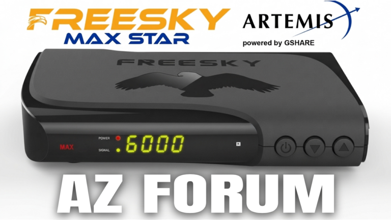 Freesky Max Star Atualização (Artemis) V344 – 08/09/2026